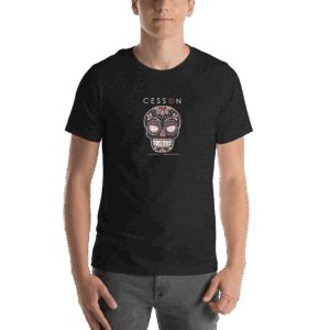 CESSON Calavera Skull Black Unisex Shirt