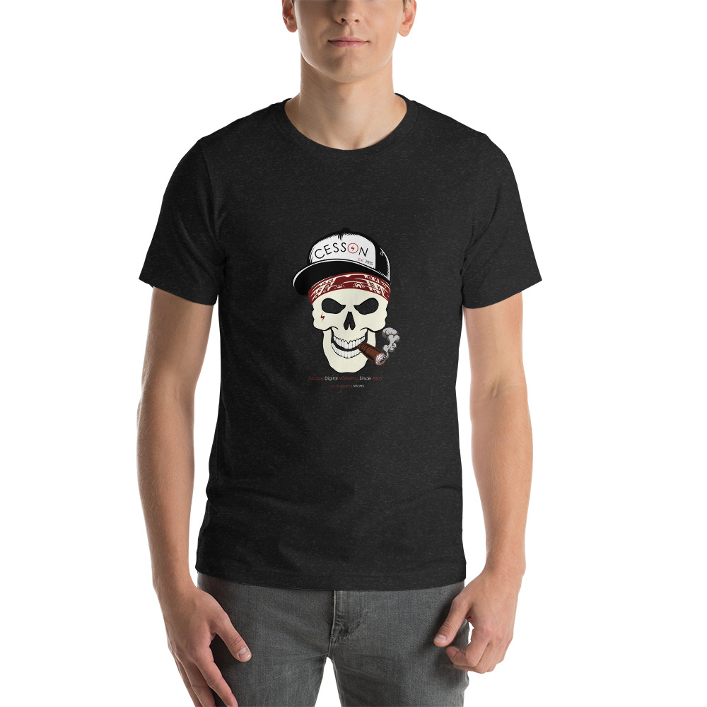 CESSON Skull Black Unisex Shirt Boy