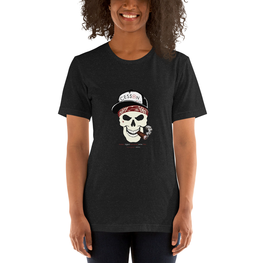 CESSON Skull Black Unisex Shirt