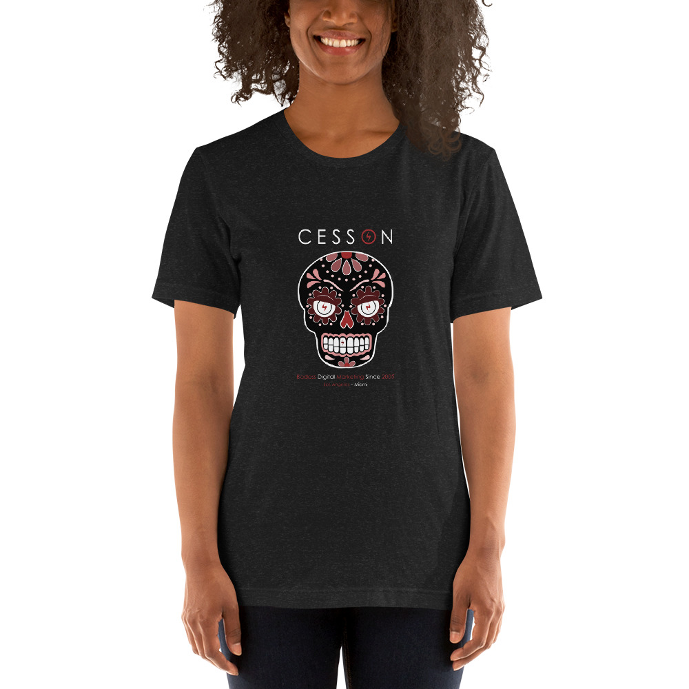 CESSON Calavera Skull Black Unisex Shirt