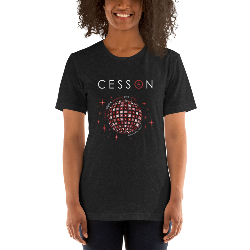 CESSON’s Disco Ball Black Unisex Shirt