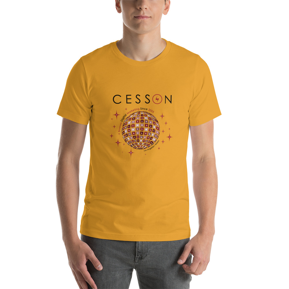 Disco Ball Shirt Mustard Men