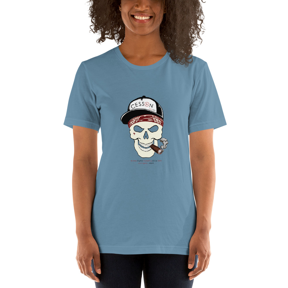 Skull Shirt Blue Women