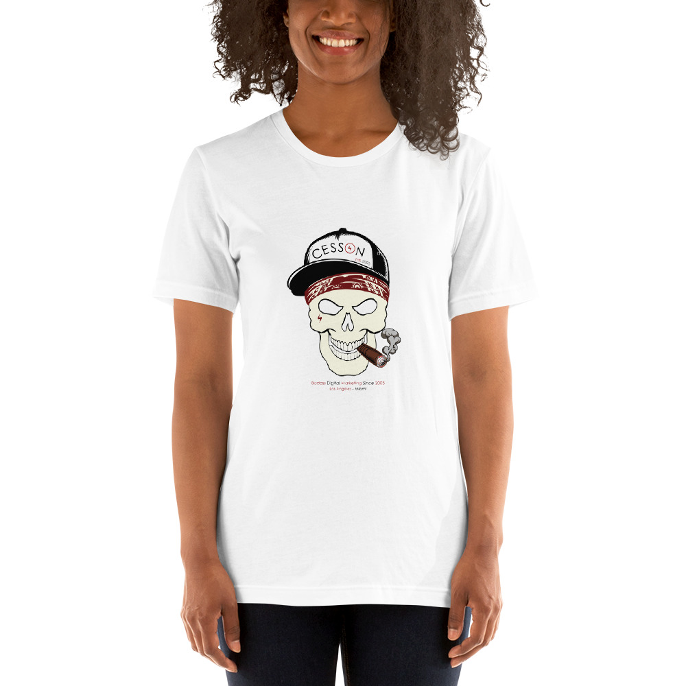 Skull Shirt White Women