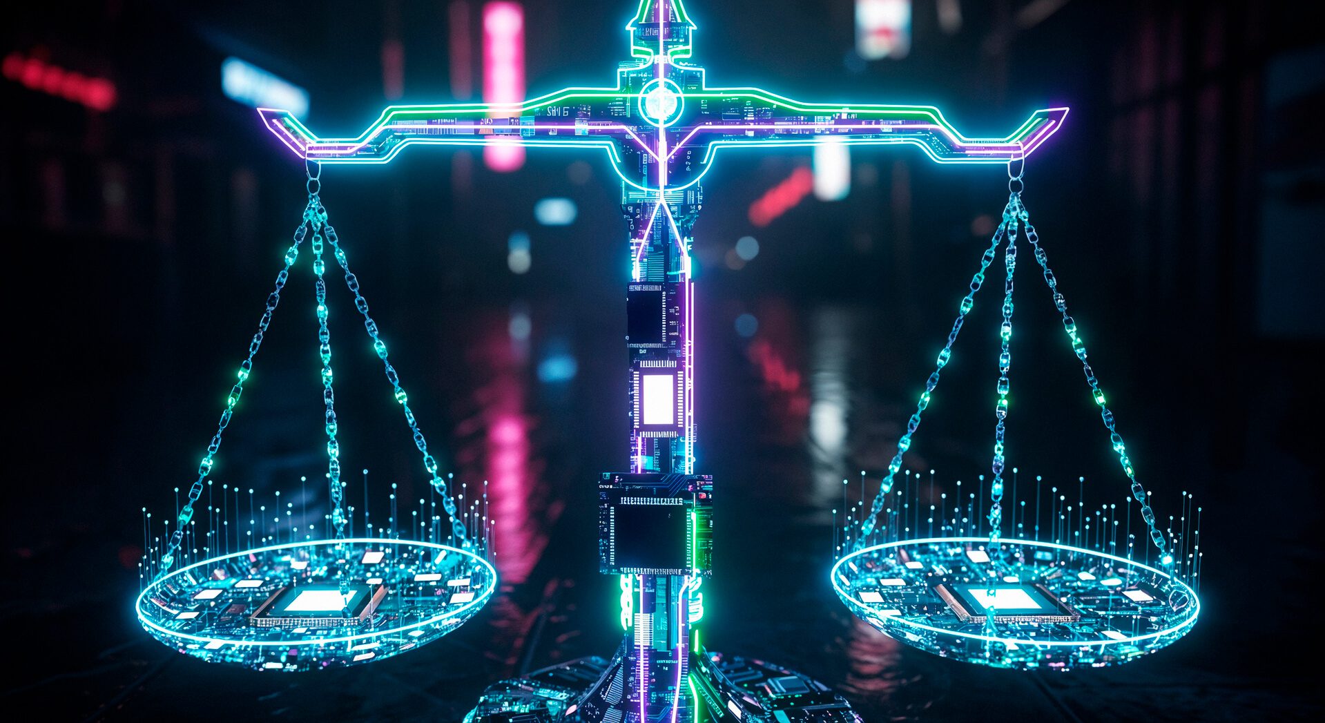 Abstract visual representing the debate over how quickly AI development should advance" (alt text should describe what's actually in the image — adjust this once you pick the specific visual, since alt text needs to match content, not just repeat the article's keyword)