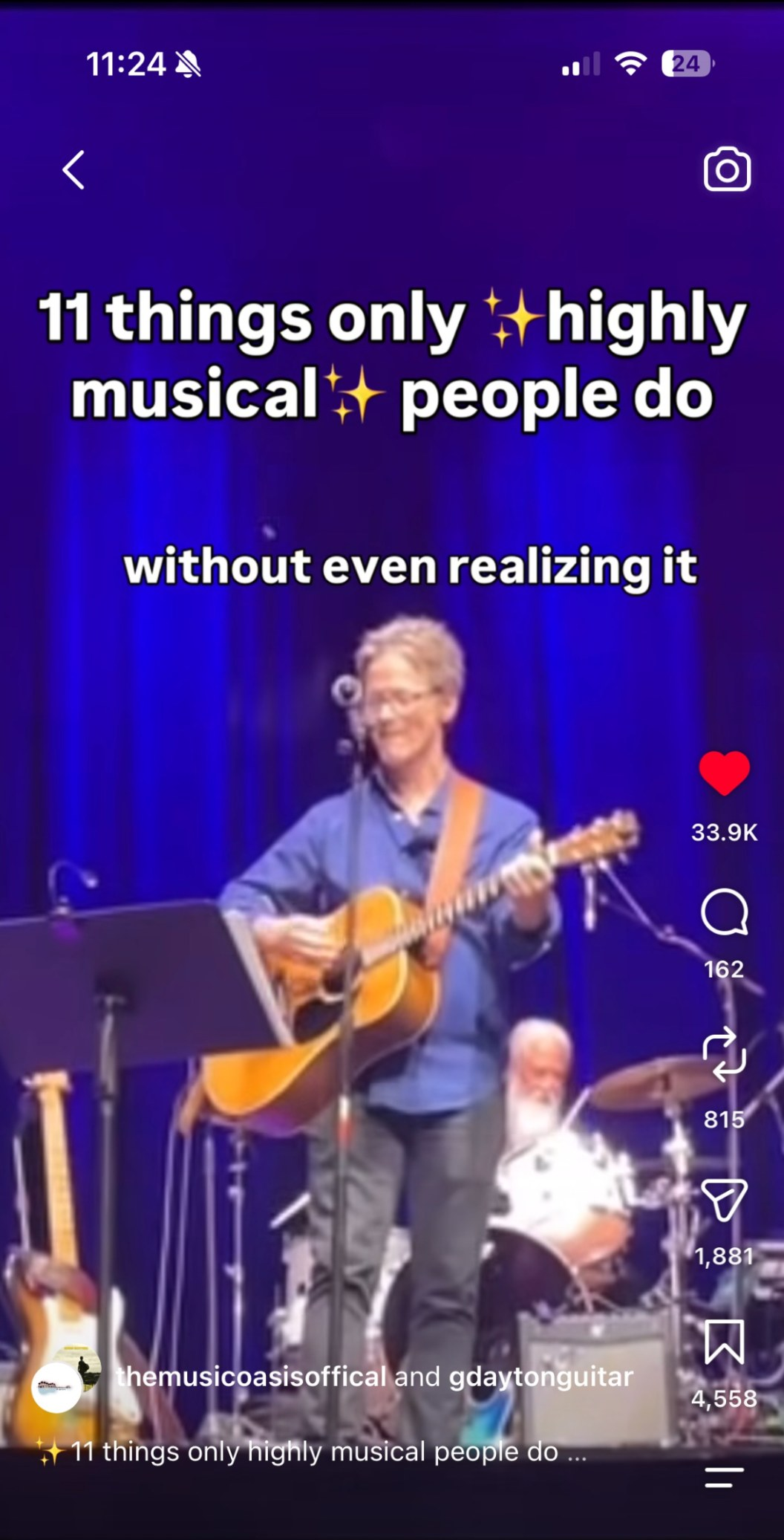 The Music Oasis Instagram reel, by CESSON